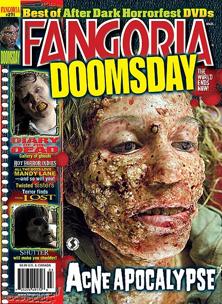 FANGORIA magazine side cover Issue 271 April 2008