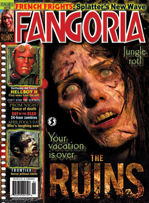 FANGORIA magazine side cover Issue 272 May 2008