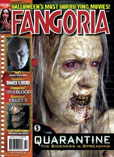 FANGORIA magazine side cover Issue 277 October 2008