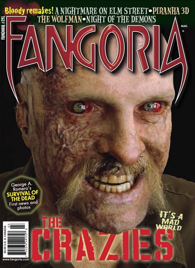 FANGORIA magazine side cover Issue 291 March 2010