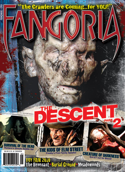 FANGORIA magazine side cover Issue 293 May 2010