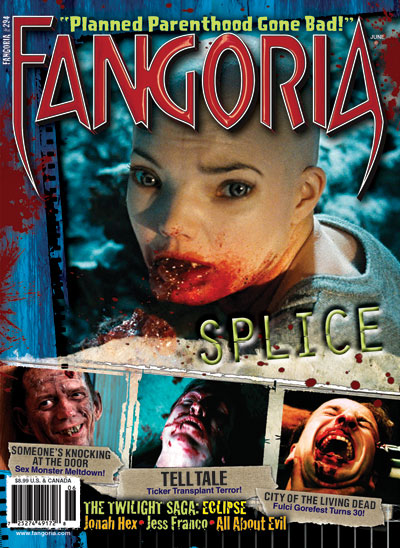 FANGORIA magazine side cover Issue 294 June 2010