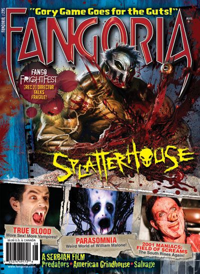 FANGORIA magazine side cover Issue 295 July 2010