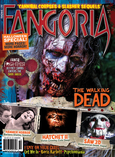 FANGORIA magazine side cover Issue 297 September 2010