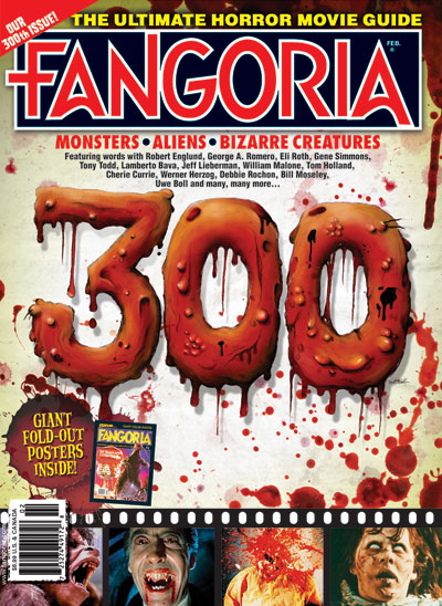 FANGORIA magazine side cover Issue 300 January/February 2011