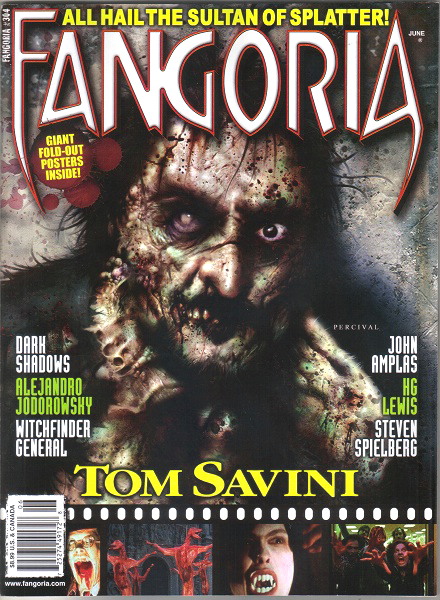FANGORIA magazine side cover Issue 304 June 2011