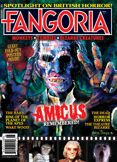FANGORIA magazine side cover Issue 305 July/August 2011