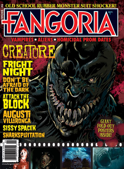 FANGORIA magazine side cover Issue 306 September 2011