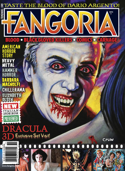 FANGORIA magazine side cover Issue 308 November 2011