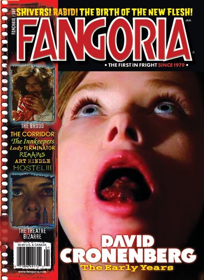 FANGORIA magazine side cover Issue 309 December 2011