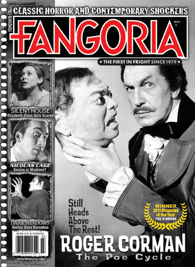 FANGORIA magazine side cover Issue 311 March 2012