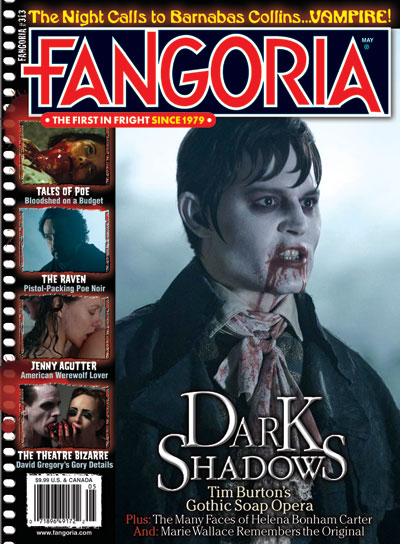 FANGORIA magazine side cover Issue 313 May 2012