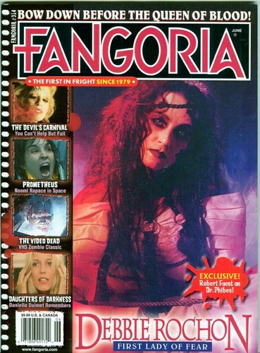 FANGORIA magazine side cover Issue 314 June 2012