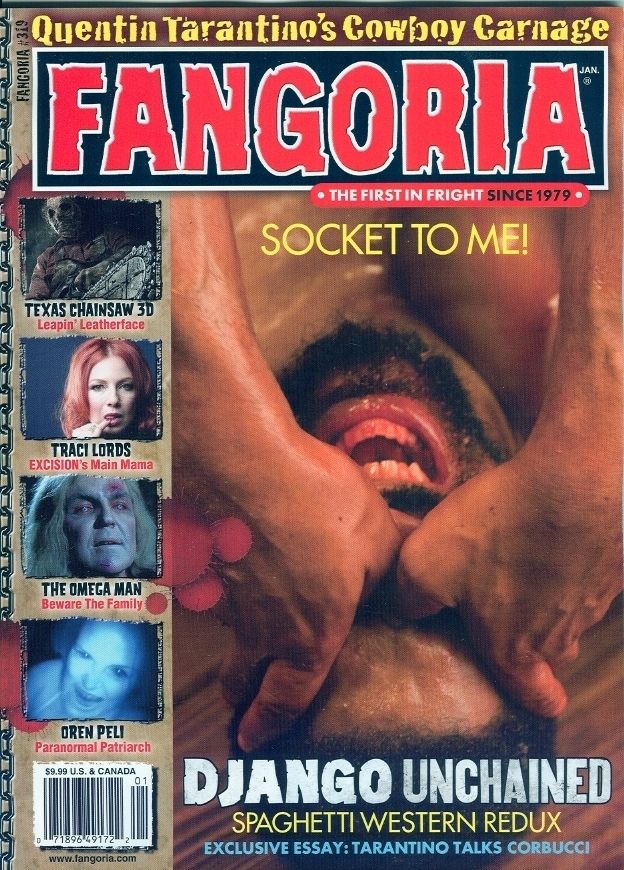 FANGORIA magazine side cover Issue 319 January 2013