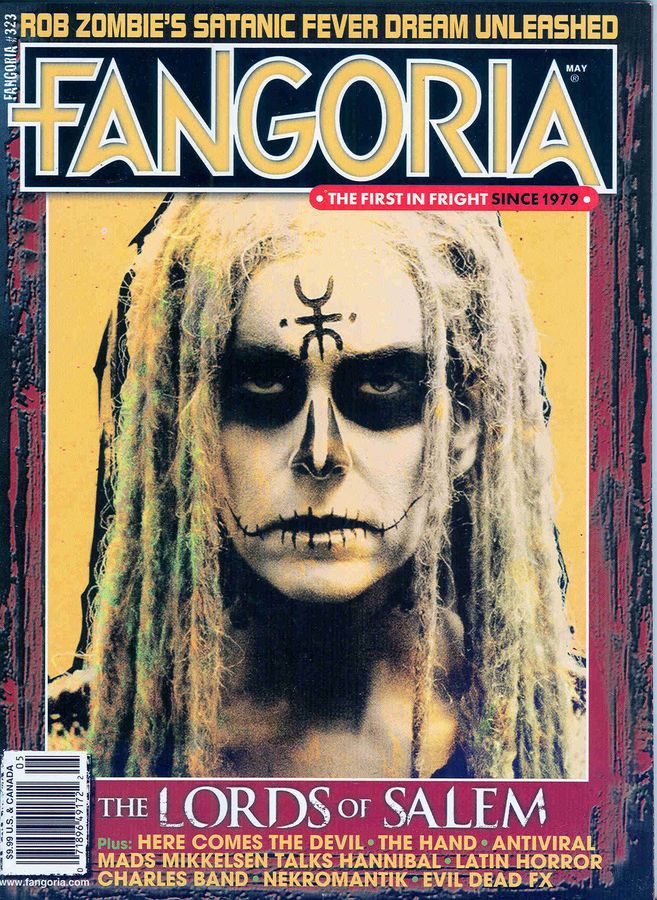 FANGORIA magazine side cover Issue 323 May 2013