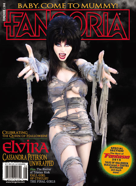 FANGORIA magazine side cover Issue 344  2015