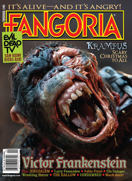FANGORIA magazine side cover Issue 345  Digital only  2015