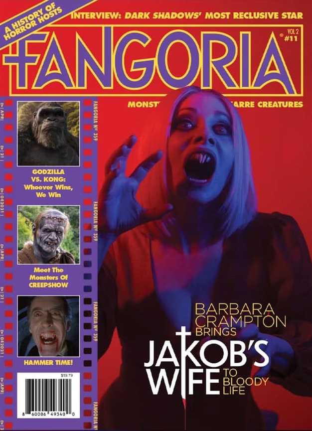 FANGORIA 2018 magazine side cover Issue 359  Vol 2 No  11  March 2021