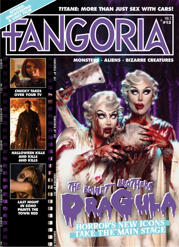 FANGORIA 2018 magazine side cover Issue 361  Vol 2 No  13 Fall 2021