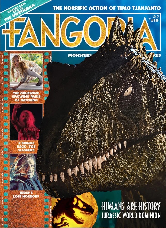 FANGORIA 2018 magazine side cover Issue 363  Vol 2 No  15 Spring 2022