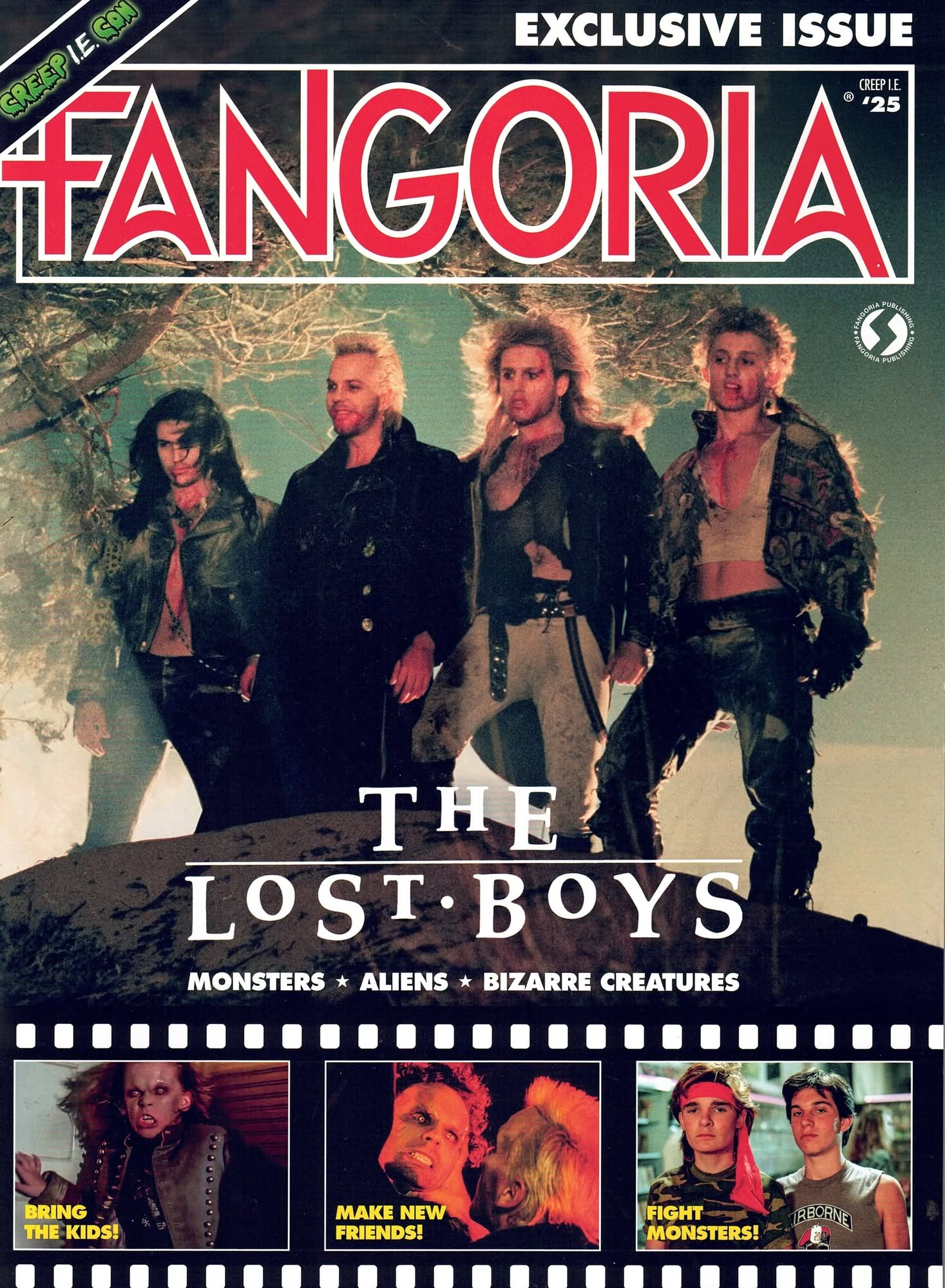 FANGORIA 2018 magazine side cover  Special  January 2025