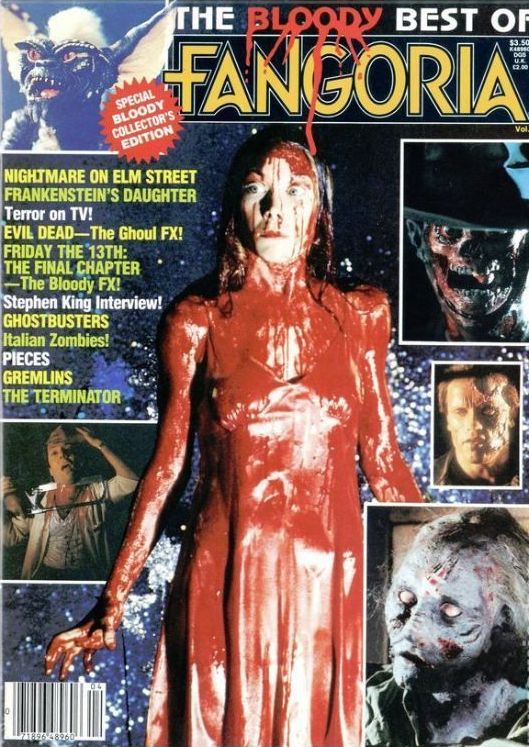 FANGORIA BLOODY BEST magazine side cover Issue 4  1985