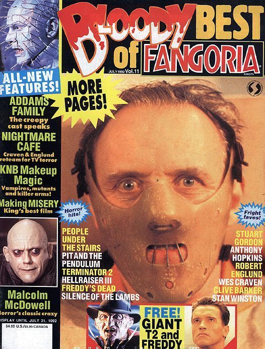 FANGORIA BLOODY BEST magazine side cover Issue 11  1992