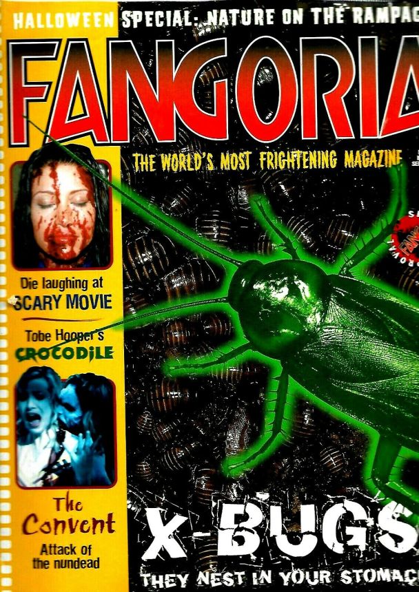 FANGORIA (UK) magazine side cover Issue 1 October 2000