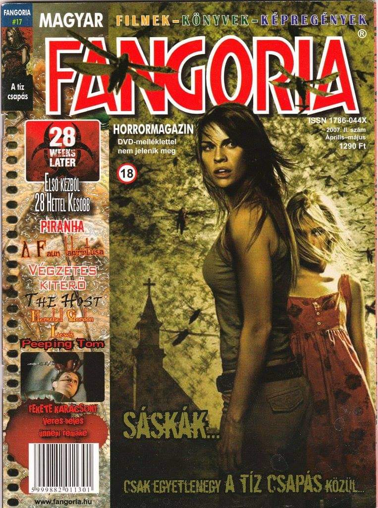 FANGORIA (HU) magazine side cover Issue 17   2007