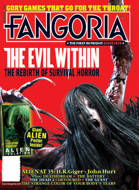 FANGORIA magazine side cover Issue 336 October 2014