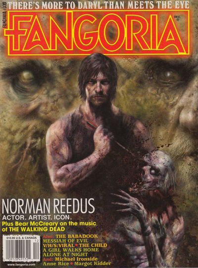 FANGORIA magazine side cover Issue 338 December 2014