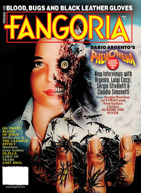 FANGORIA magazine side cover Issue 340 March 2015