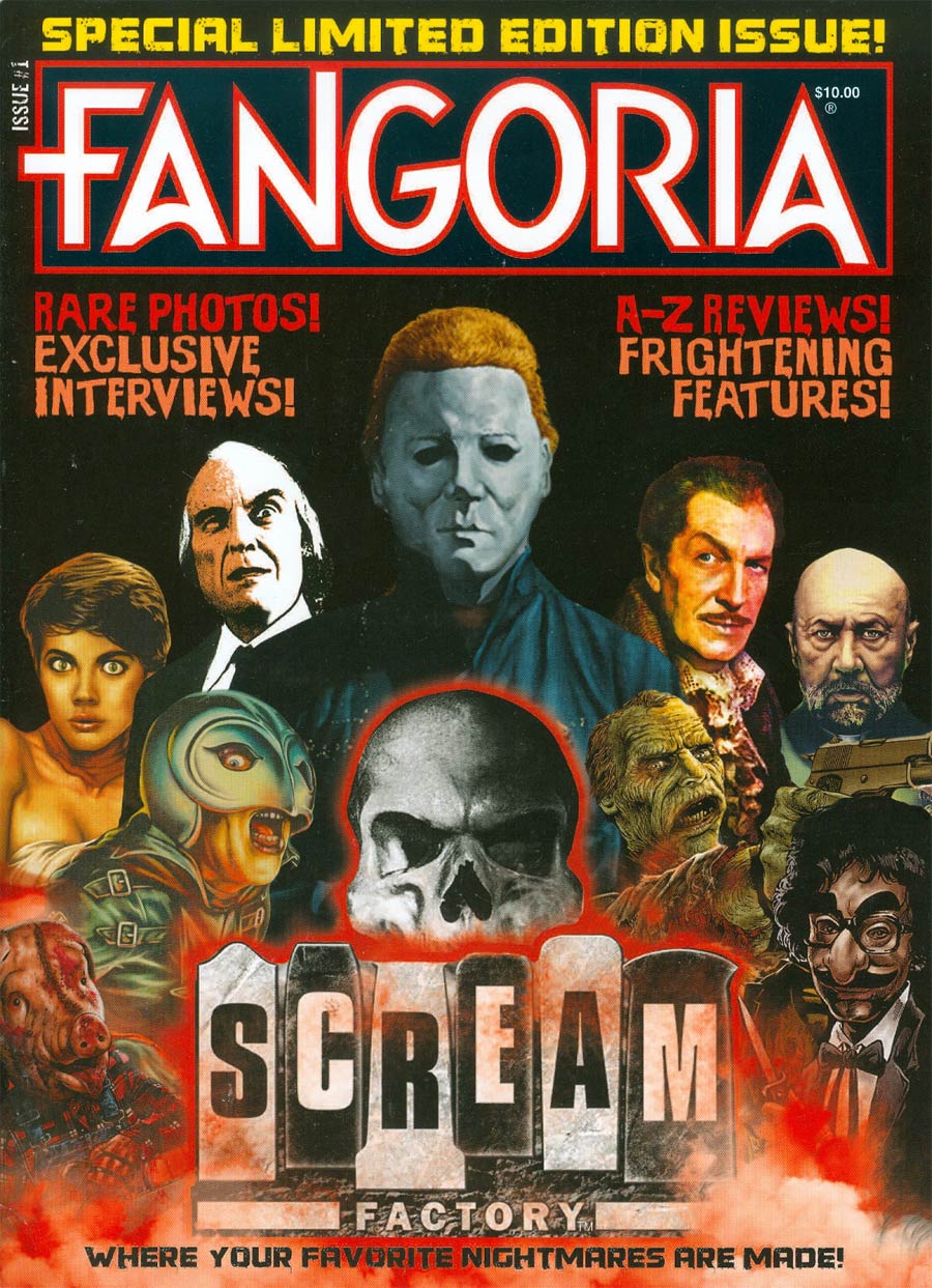 FANGORIA magazine side cover  Special   2014