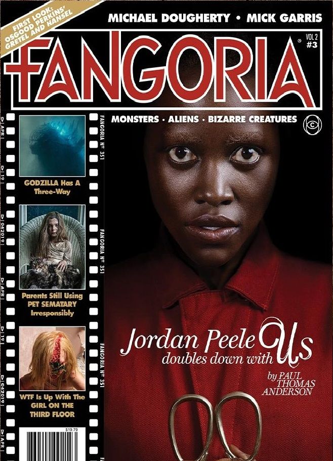 FANGORIA 2018 magazine side cover Issue 351  Vol 2 No  3  April 2019