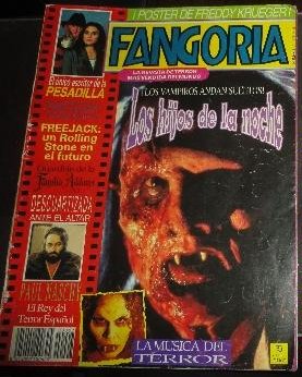 FANGORIA (Es) magazine side cover Issue 7 April 1992