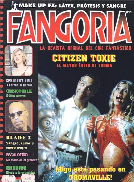 FANGORIA (Es) magazine side cover Issue 11  