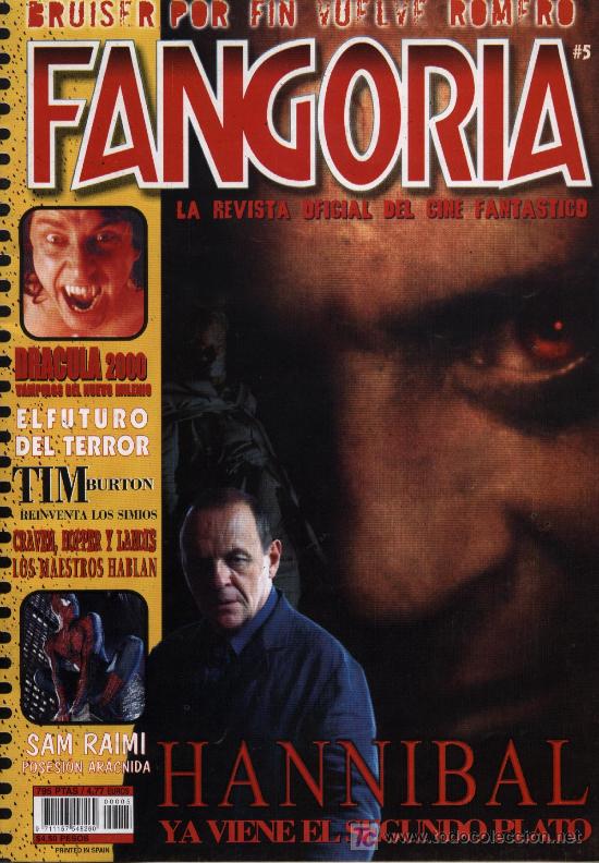 FANGORIA (Es) magazine side cover Issue 5 May 2001