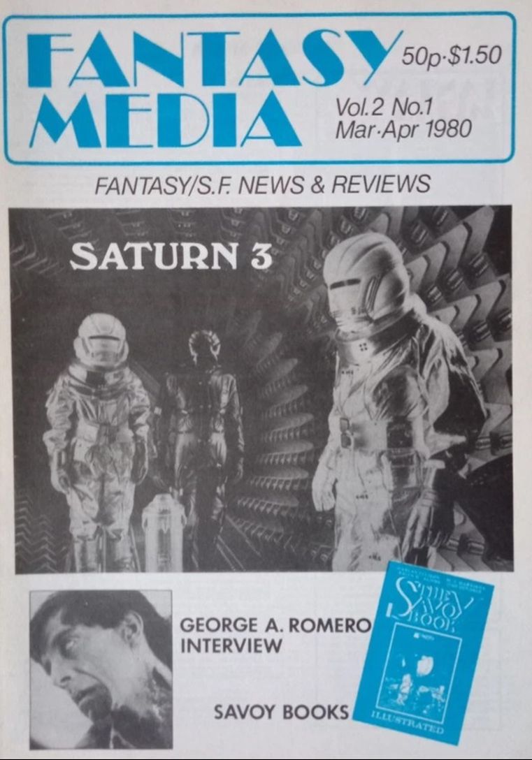 FANTASY MEDIA magazine side cover  March/April 1980