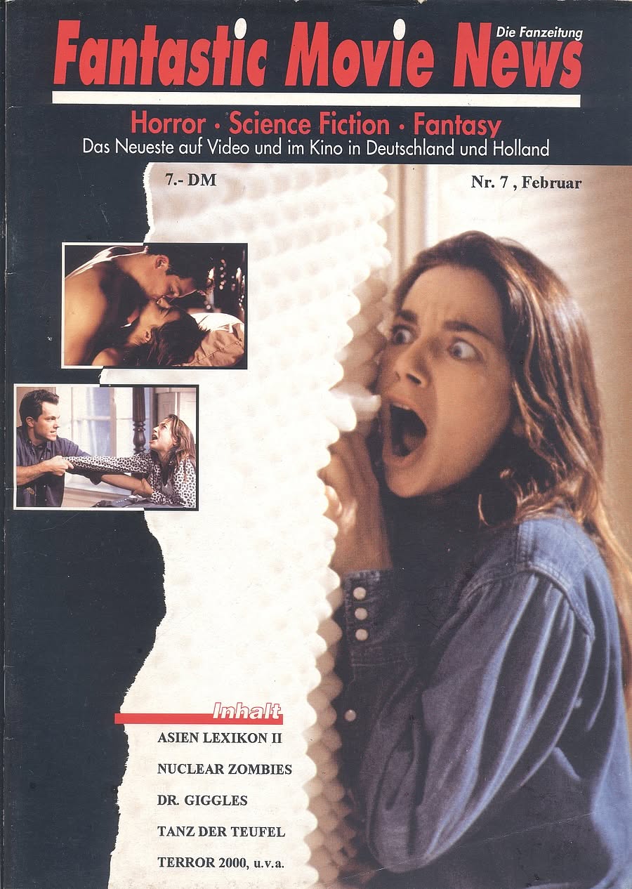 FANTASTIC MOVIE NEWS magazine side cover Issue 7  February 1993