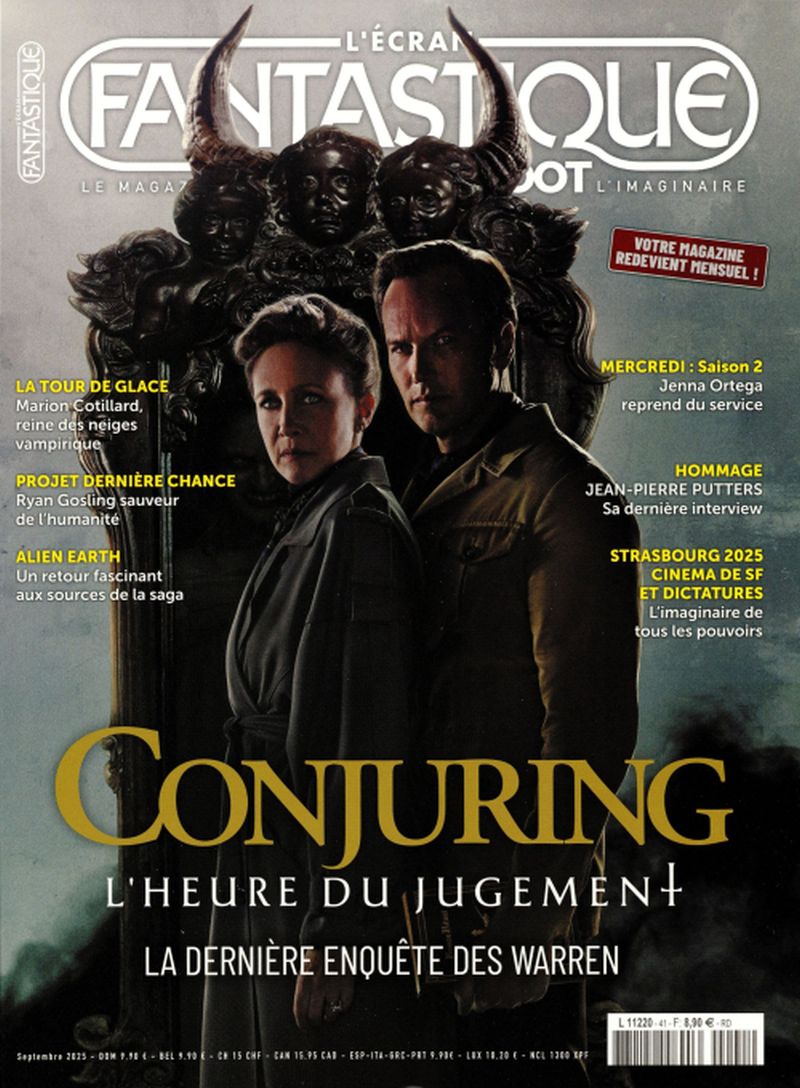 ECRAN FANTASTIQUE | L magazine side cover Issue 41  October 2025
