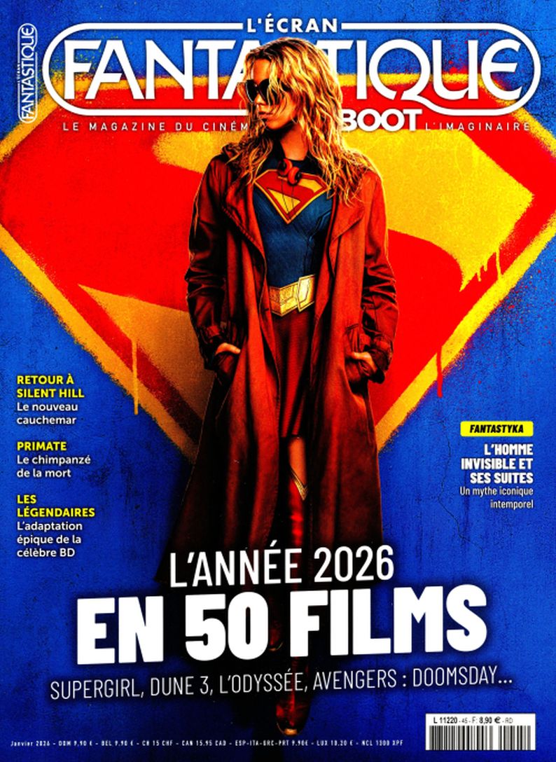 ECRAN FANTASTIQUE | L magazine side cover Issue 45  February 2026
