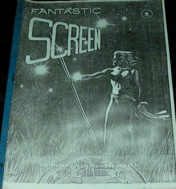 FANTASTIC SCREEN magazine side cover Issue 1   