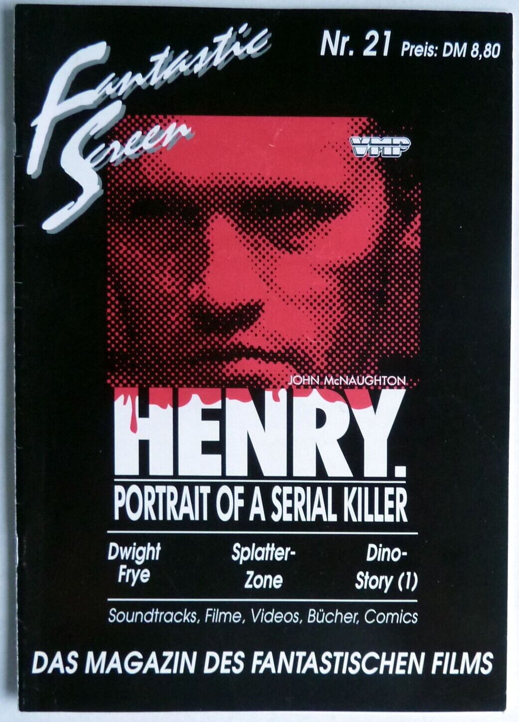 FANTASTIC SCREEN magazine side cover Issue 21 April 1993