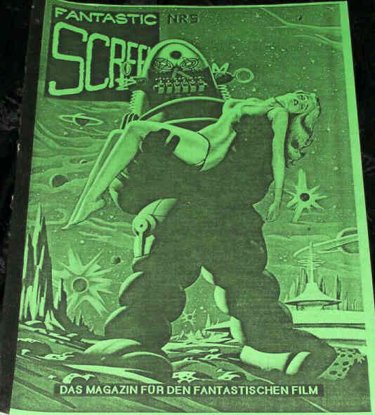 FANTASTIC SCREEN magazine side cover Issue 5   
