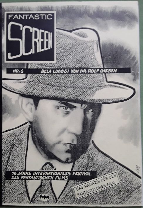 FANTASTIC SCREEN magazine side cover Issue 6   
