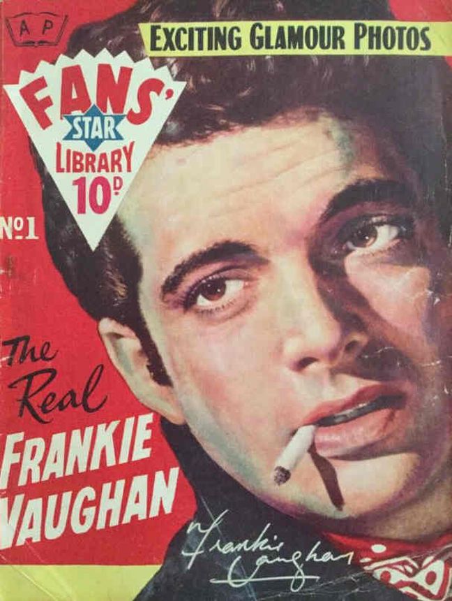 FANS STAR LIBRARY magazine side cover Issue 1  1958