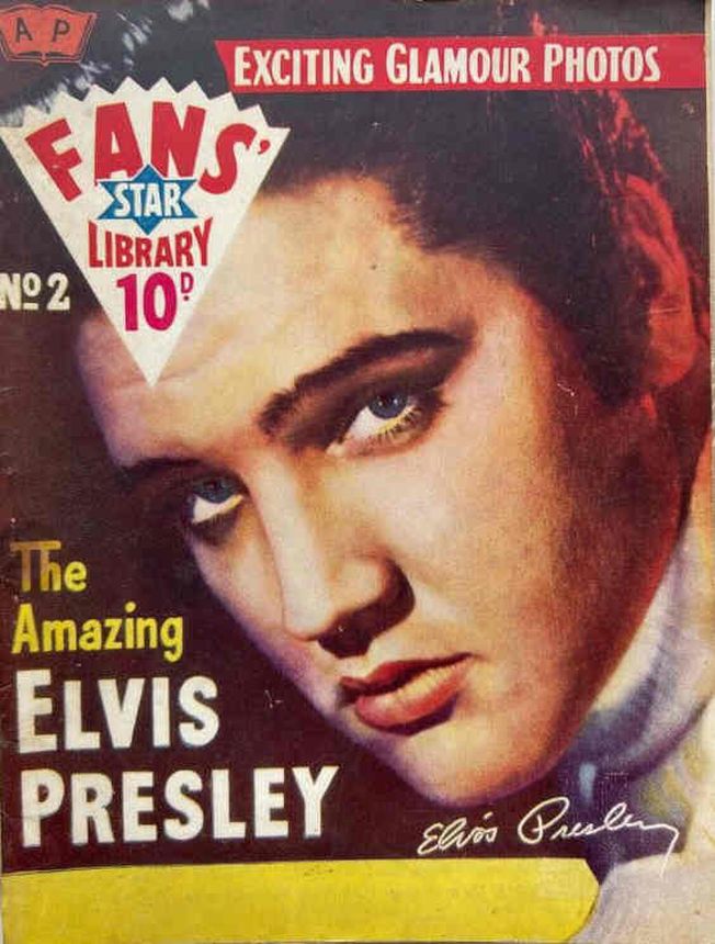 FANS STAR LIBRARY magazine side cover Issue 2  1958