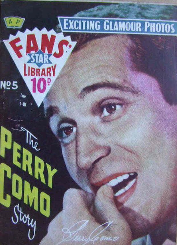 FANS STAR LIBRARY magazine side cover Issue 5  1958
