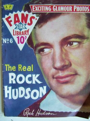 FANS STAR LIBRARY magazine side cover Issue 6  1958
