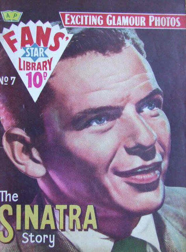 FANS STAR LIBRARY magazine side cover Issue 7  1958